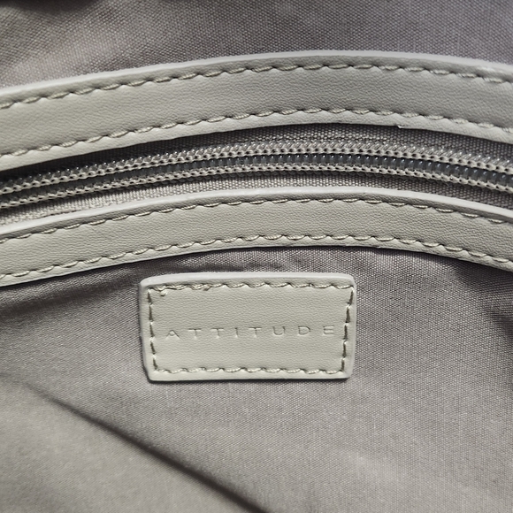 Attitude Envelope Clutch Black & Rose Gold Chain Strap - Picture 8 of 16